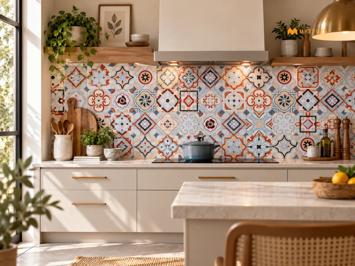 Mix Old Style Patterns With Simple Modern Surfaces